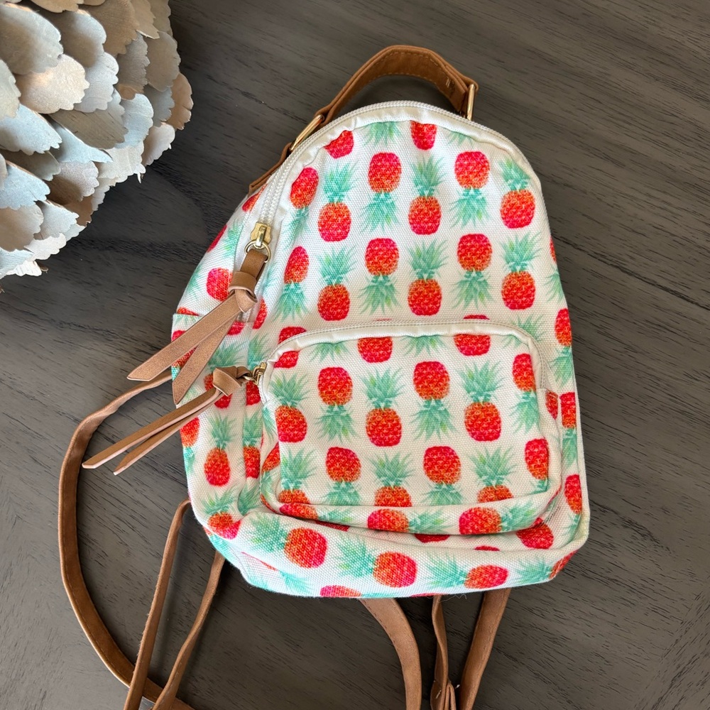 Pink Pineapple Mini Backpack - image 1